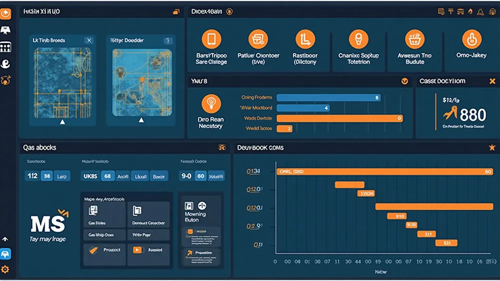 Pulse Point Project Dashboard showing active projects, team utilization, and real-time metrics